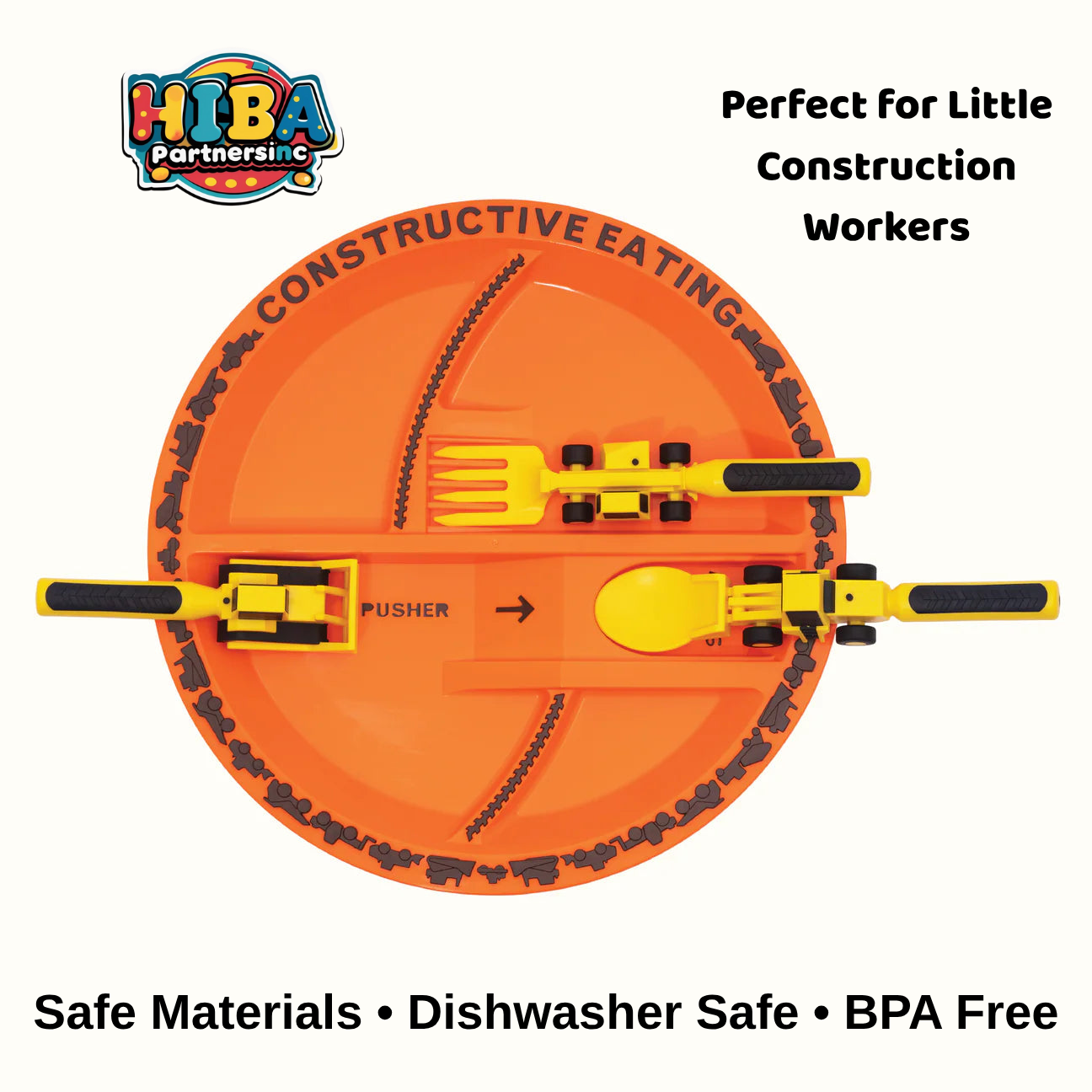 HIBA Little Builder Plate